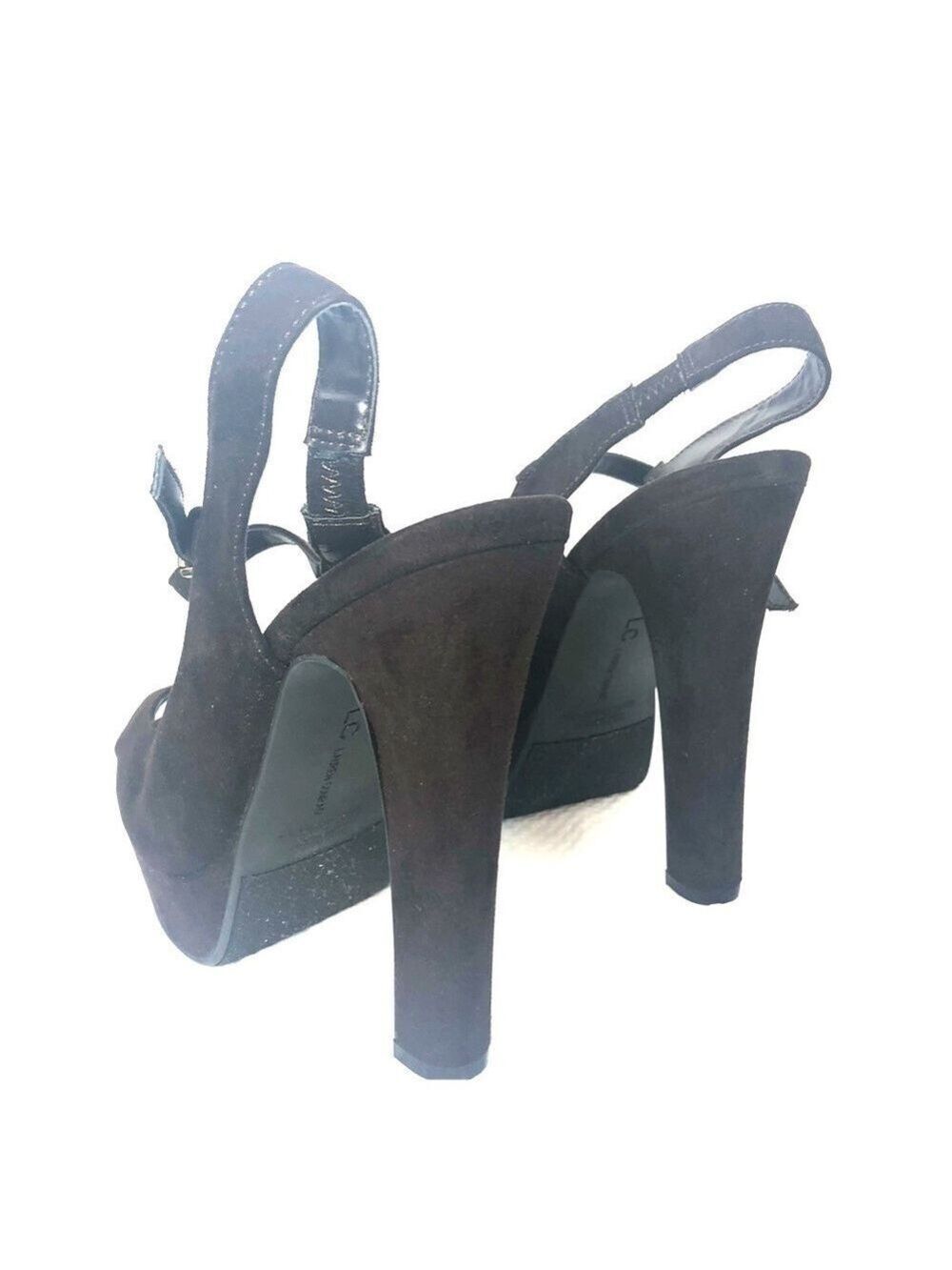 EUC-LAUREN Conrad Peep Toe Dark brown Suede  Pumps